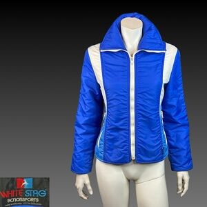 Vintage Women’s Ski Jacket | White Stag 1970s–80s Retro Blue Winter Coat / XS S
